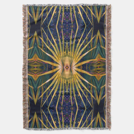 Palmetto Sunburst Deken (Voorkant Verticaal)