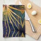 Palmetto Sunburst Theedoek (Quarter Fold)