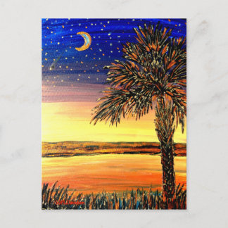 Palmetto Sunset Post Card Briefkaart