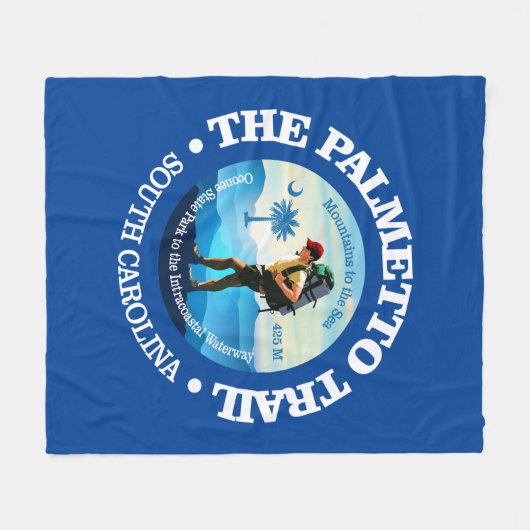 Palmetto Trail (C) Fleece Deken (Voorkant (Horizontaal))