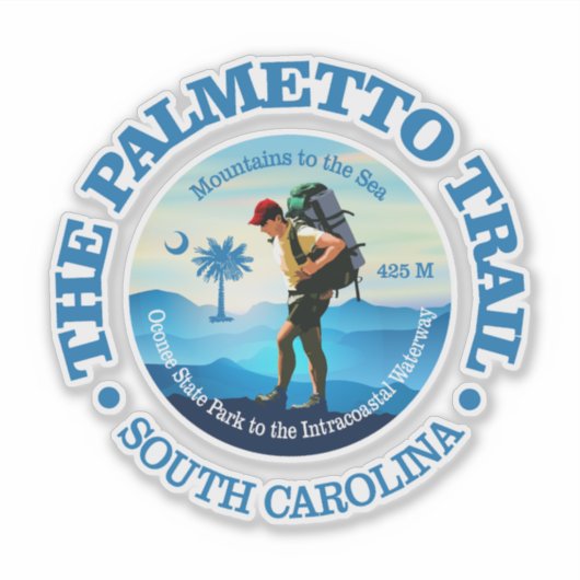 Palmetto Trail (C) Sticker (Voorkant)