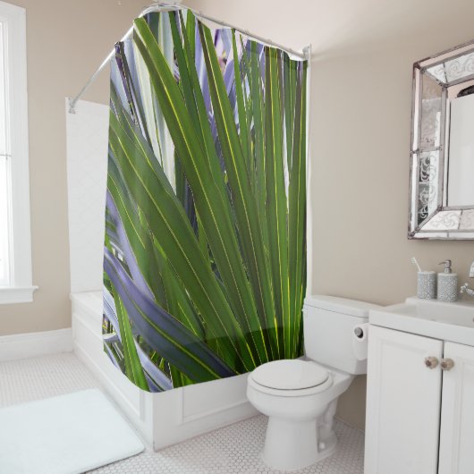 Palmetto Tropicale Douchegordijn (In situ)