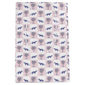 Palmetto's en monogoses blokkeren medium cadeauzakje (Voorkant)