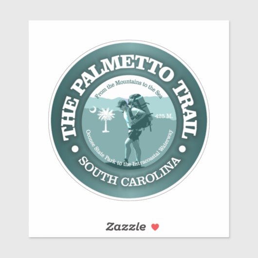 Palmettospoor (T) Sticker (Vel)