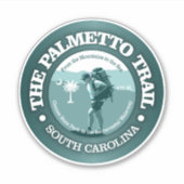 Palmettospoor (T) Sticker (Voorkant)