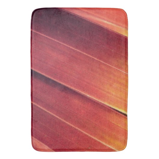 Palmfronten in Rust en Gold Badmat (Voorkant Verticaal)