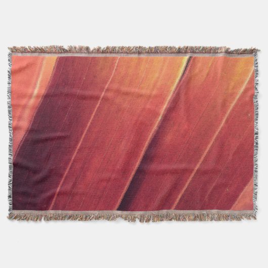 Palmfronten in Rust en Gold Deken (Voorkant)