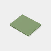 Palmgroene effen kleur post-it® notes (Schuin)