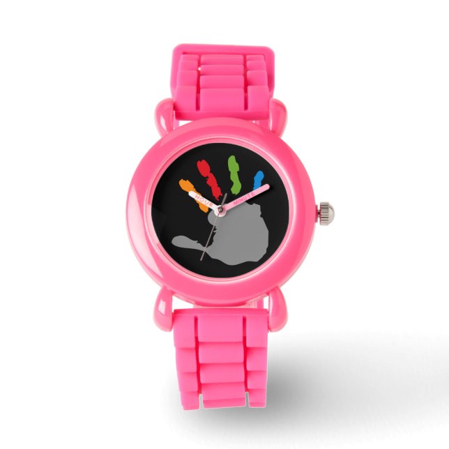 Palmhanddruk Horloge (Voorkant)