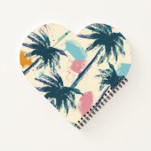 Palmhartvormig kussen notitieboek (Achterkant)