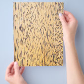 Palmhoutextuur Flyer (Hand)