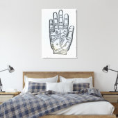 Palmie Canvas Afdruk (Insitu (Slaapkamer))