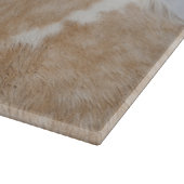 Palminpaarden in de sneeuw snijplank (Hoek)