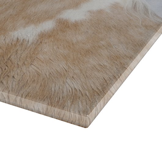 Palminpaarden in de sneeuw snijplank (Hoek)