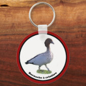 palmipèdes d'ornement collector (bernache à criniè sleutelhanger (Voorkant)