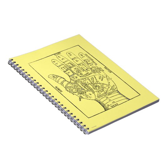 Palmistry 1671 notitieboek (Rechterzijde)