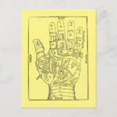 Palmistry Briefkaart (Voorkant)