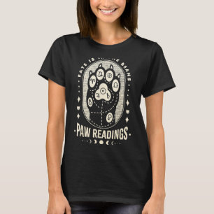 Palmistry Cat Paw - Palm Reading Psychische Lezing T-shirt