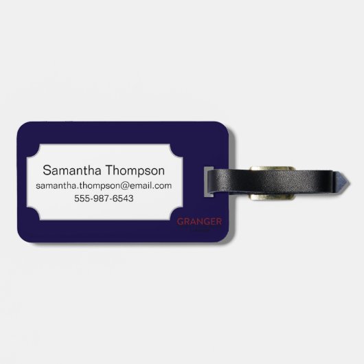 Palmistry Chart, 1885 Bagagelabel (Achterkant horizontaal)