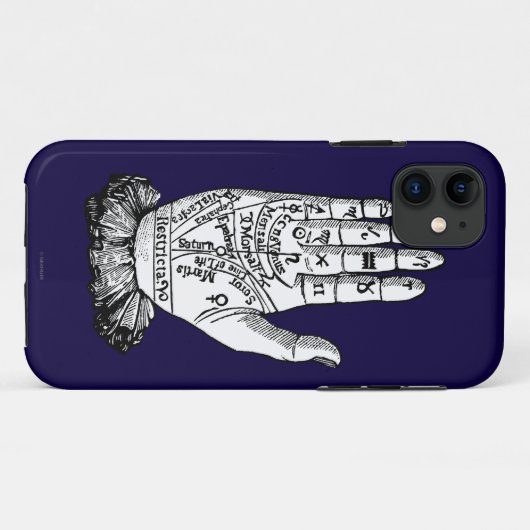Palmistry Chart, 1885 Case-Mate iPhone Case (Achterkant (horizontaal))