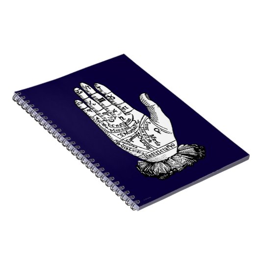 Palmistry Chart, 1885 Notitieboek (Rechterzijde)