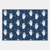 Palmistry inpakpapier vellen met handen (Voorkant)