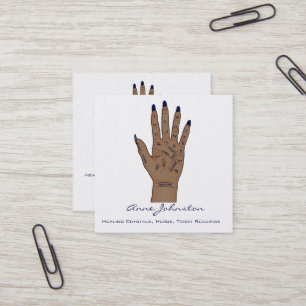 Palmistry Occult Square Visitekaartje