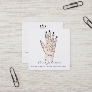 Palmistry Occult Square Visitekaartje
