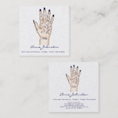 Palmistry Occult Square Visitekaartje (Voorkant / Achterkant)