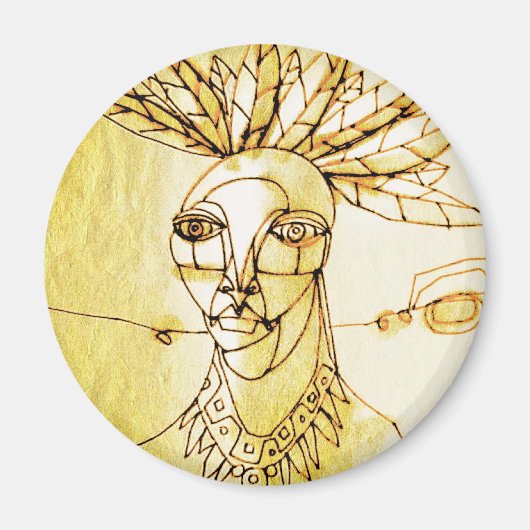 palmkoningin magneet (Voorkant)