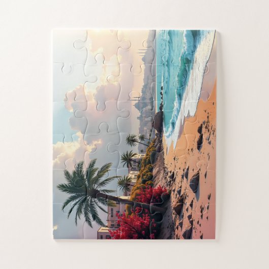 Palmkust bloesem legpuzzel (Verticaal)