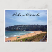 palmkust briefkaart (Voorkant)