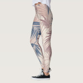 Palmlandschap: Tropisch motief patroon Leggings (Links)