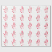  palmleesgrafiek Canvas tas Cadeaupapier (Vlak)