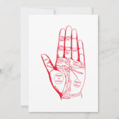 palmleesgrafiek Canvas tas Kaart (Voorkant)