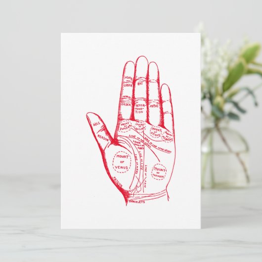  palmleesgrafiek Canvas tas Kaart (Staand voorkant)