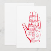  palmleesgrafiek Canvas tas Kaart (Voorkant / Achterkant)