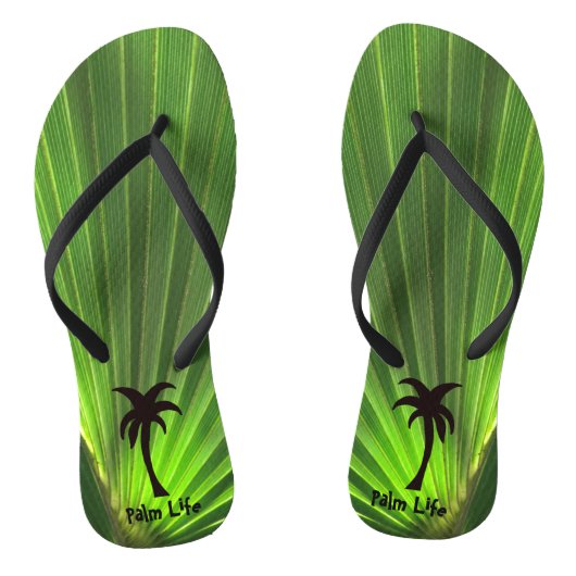 Palmleven | Groene palmobpalmboom Unisex Teenslippers (Voetbed)
