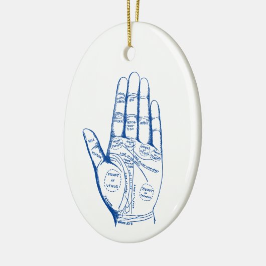 palmlezers keramisch ornament (Links)