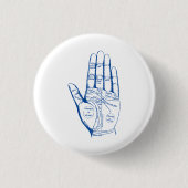  palmlezers ronde button 3,2 cm (Voorkant)