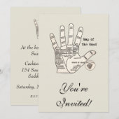  palmlezing palmistry fortuin kaart (Voorkant / Achterkant)