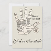  palmlezing palmistry fortuin kaart (Voorkant)