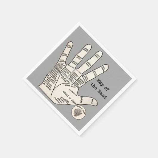  palmlezing palmistry fortuin servetten (Hoek)