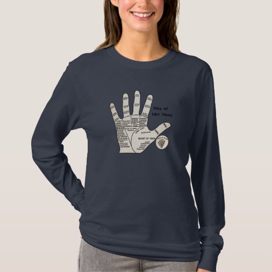 palmlezing palmistry fortuin t-shirt (Voorkant)