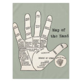 palmlezing palmistry fortuin tafelkleed (Voorkant)
