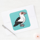 Palmnotengier Vierkante Sticker (Envelop)