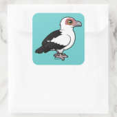 Palmnotengier Vierkante Sticker (Tas)