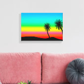 Palmpad Canvas Afdruk (Insitu (Woonkamer))