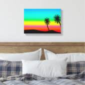 Palmpad Canvas Afdruk (Insitu (Slaapkamer))