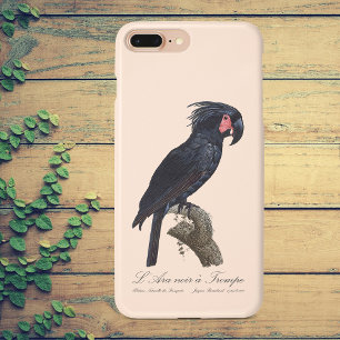 Palmpapegaai, Probosciger aterrimus papegaai, retr Case-Mate iPhone Case